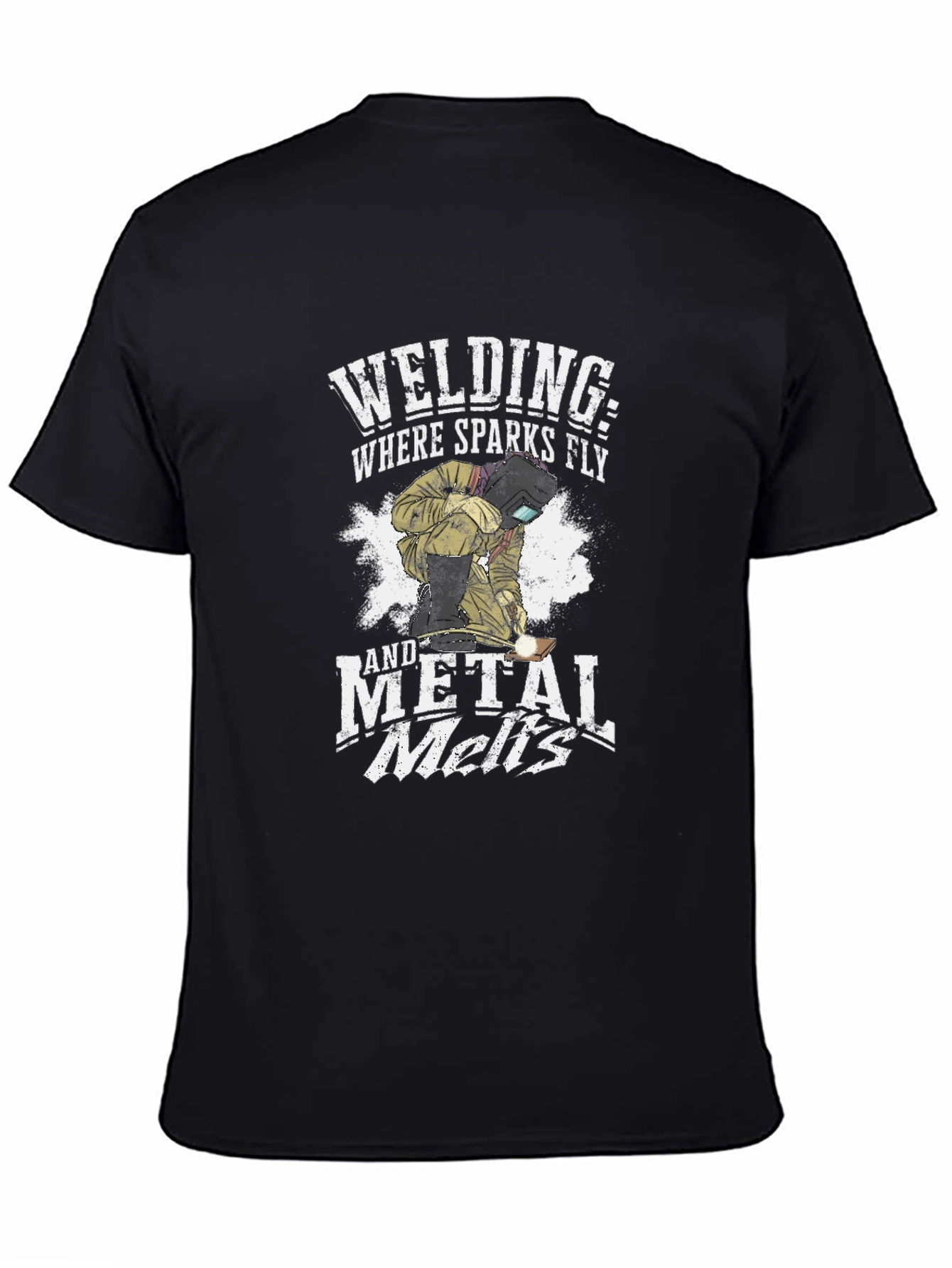 Welding Sparks Metal T-Shirt