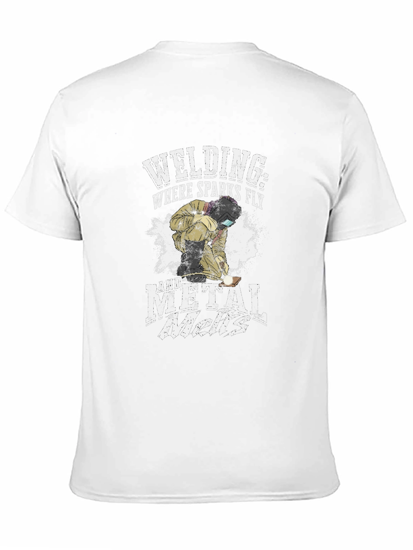 Welding Sparks Metal T-Shirt