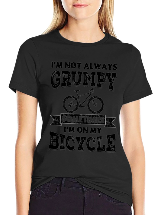 Grumpy Bicycle T-Shirt - Funny Cyclist Tee