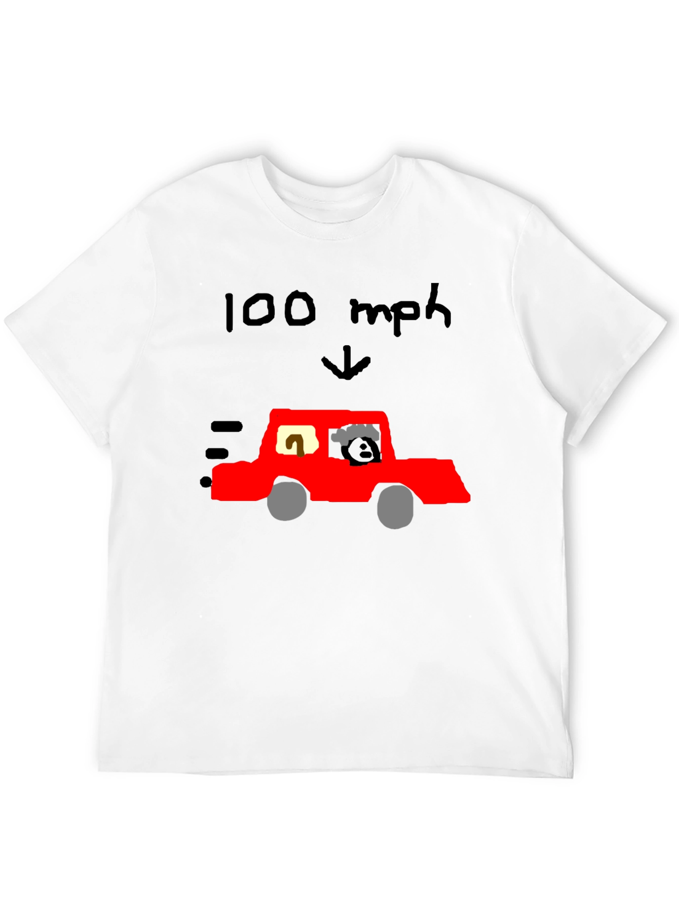 Funny 100 mph Graphic Tee