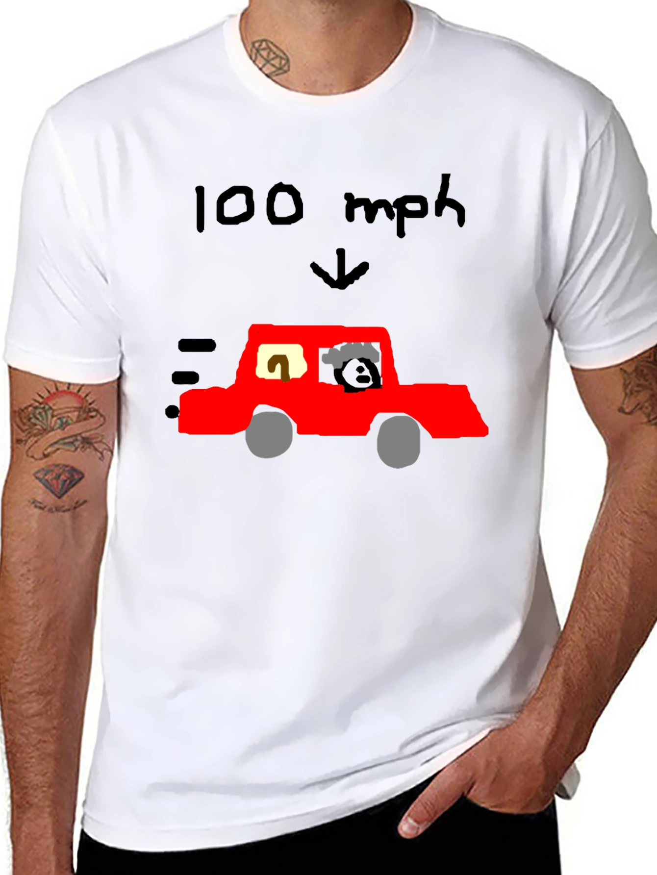 Funny 100 mph Graphic Tee