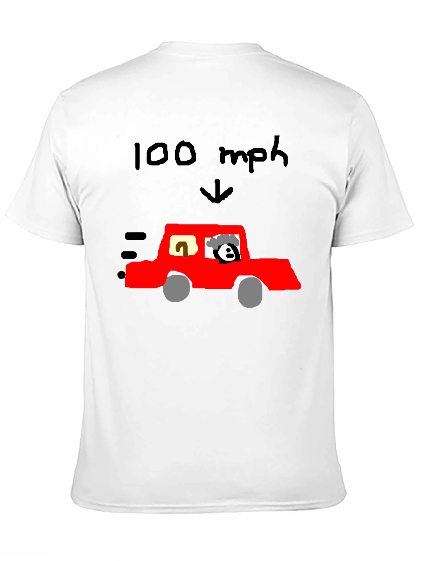 Funny 100 mph Graphic Tee