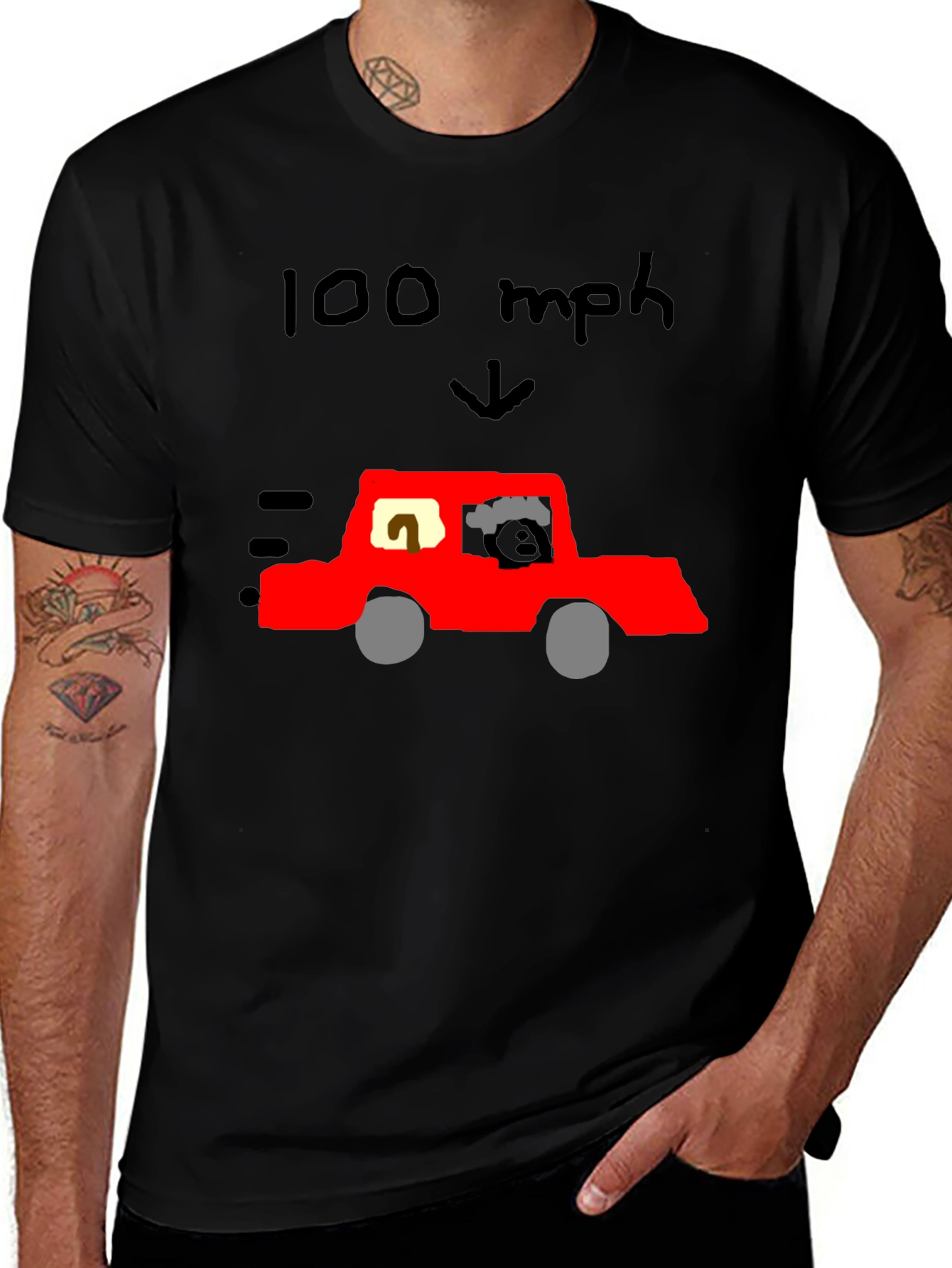 Funny 100 mph Graphic Tee