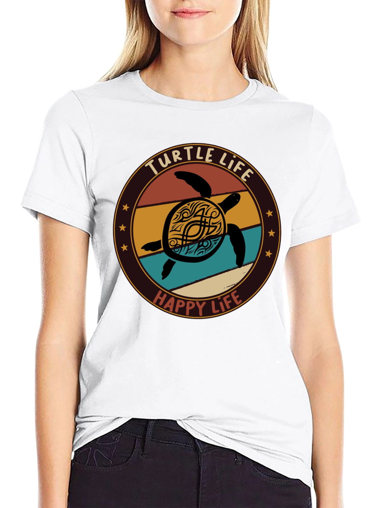 Turtle Life T-Shirt - Happy Life Tee