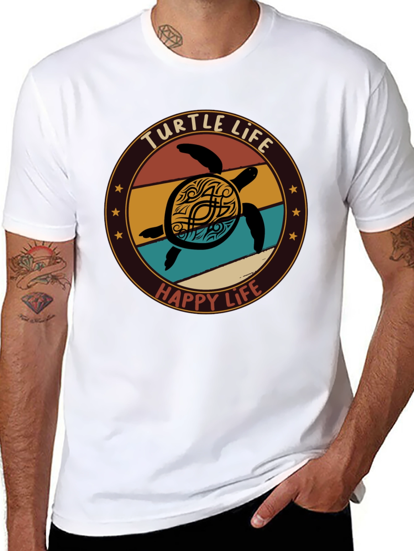 Turtle Life T-Shirt - Happy Life Tee