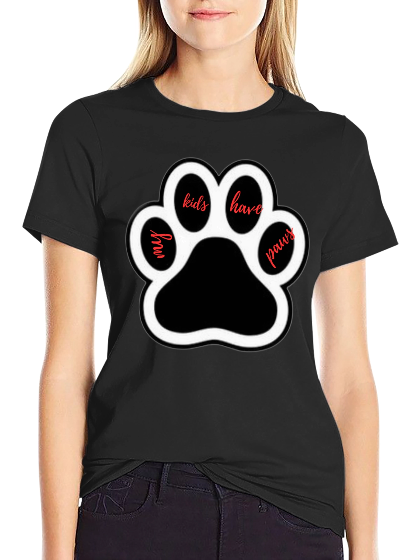My Kids Have Paws T-Shirt - Dog Lover Tee