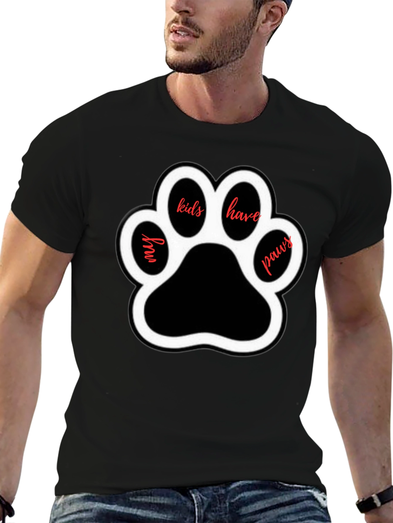 My Kids Have Paws T-Shirt - Dog Lover Tee