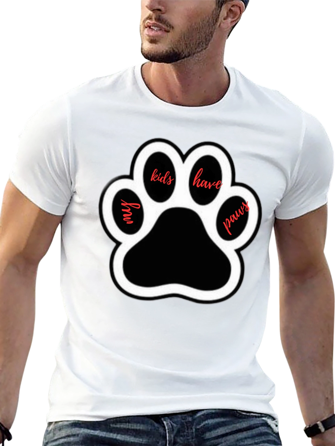 My Kids Have Paws T-Shirt - Dog Lover Tee