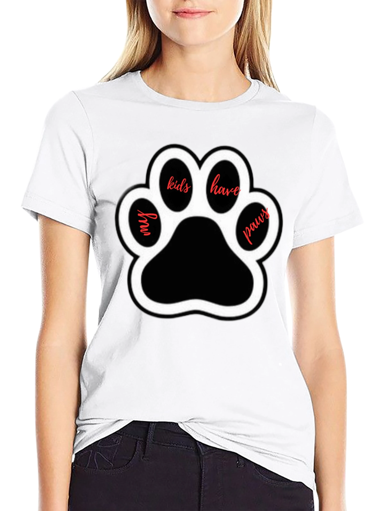 My Kids Have Paws T-Shirt - Dog Lover Tee