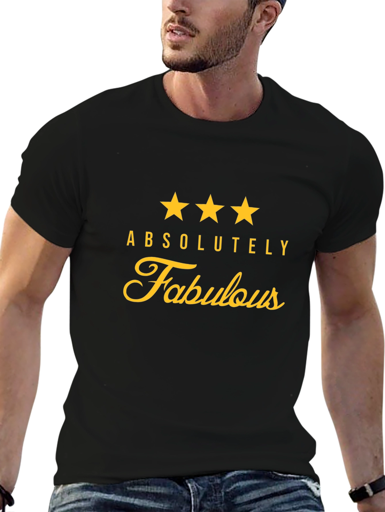 Absolutely Fabulous Graphic Tee - Unisex Black T-Shirt