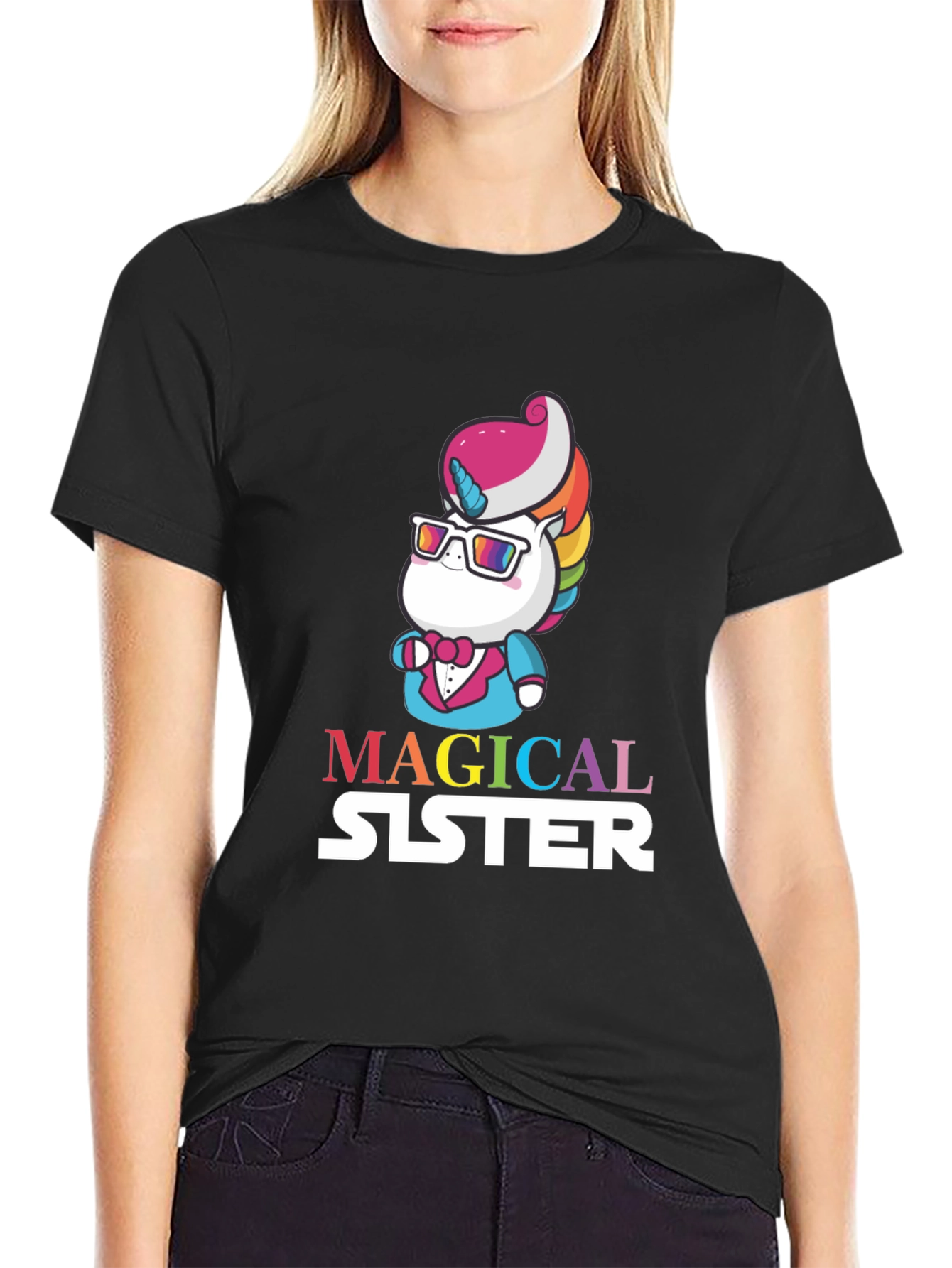 Magical Sister Unicorn Graphic Tee
