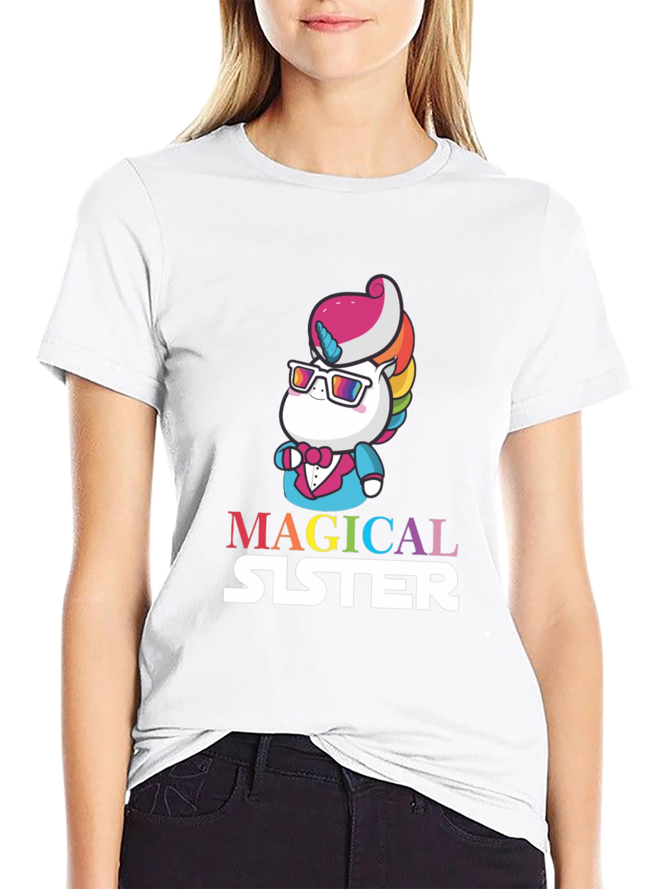 Magical Sister Unicorn Graphic Tee