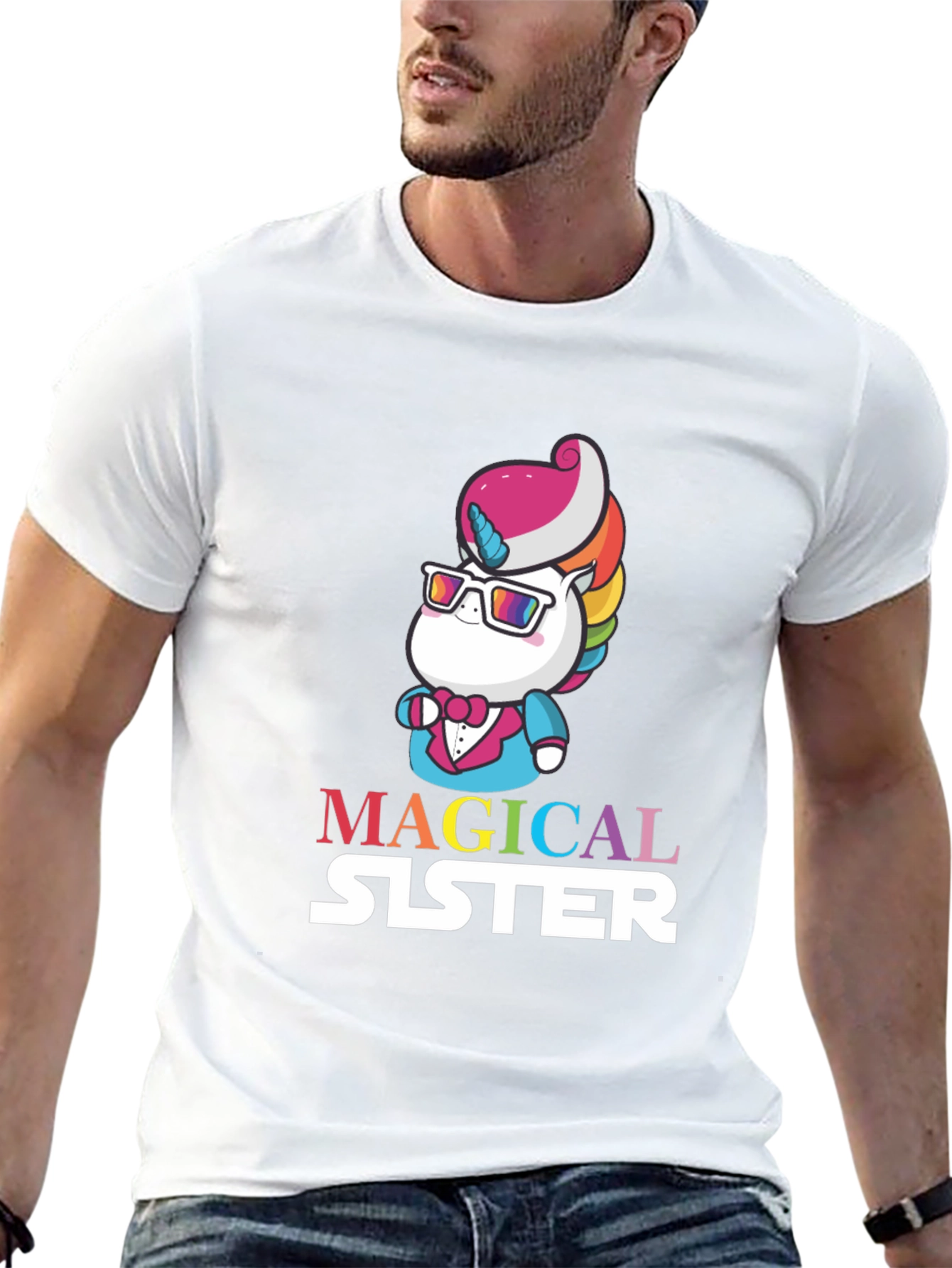 Magical Sister Unicorn Graphic Tee