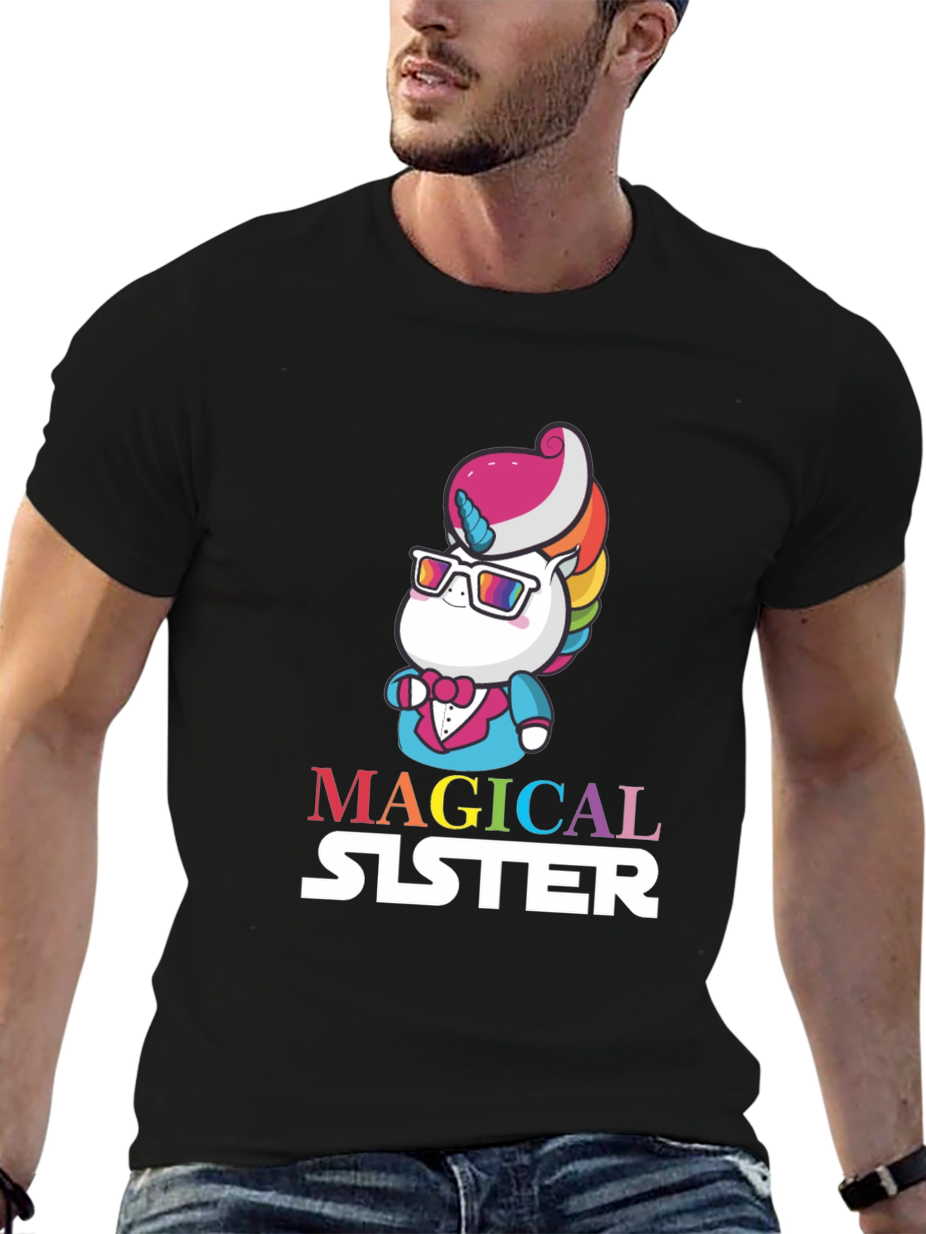 Magical Sister Unicorn Graphic Tee