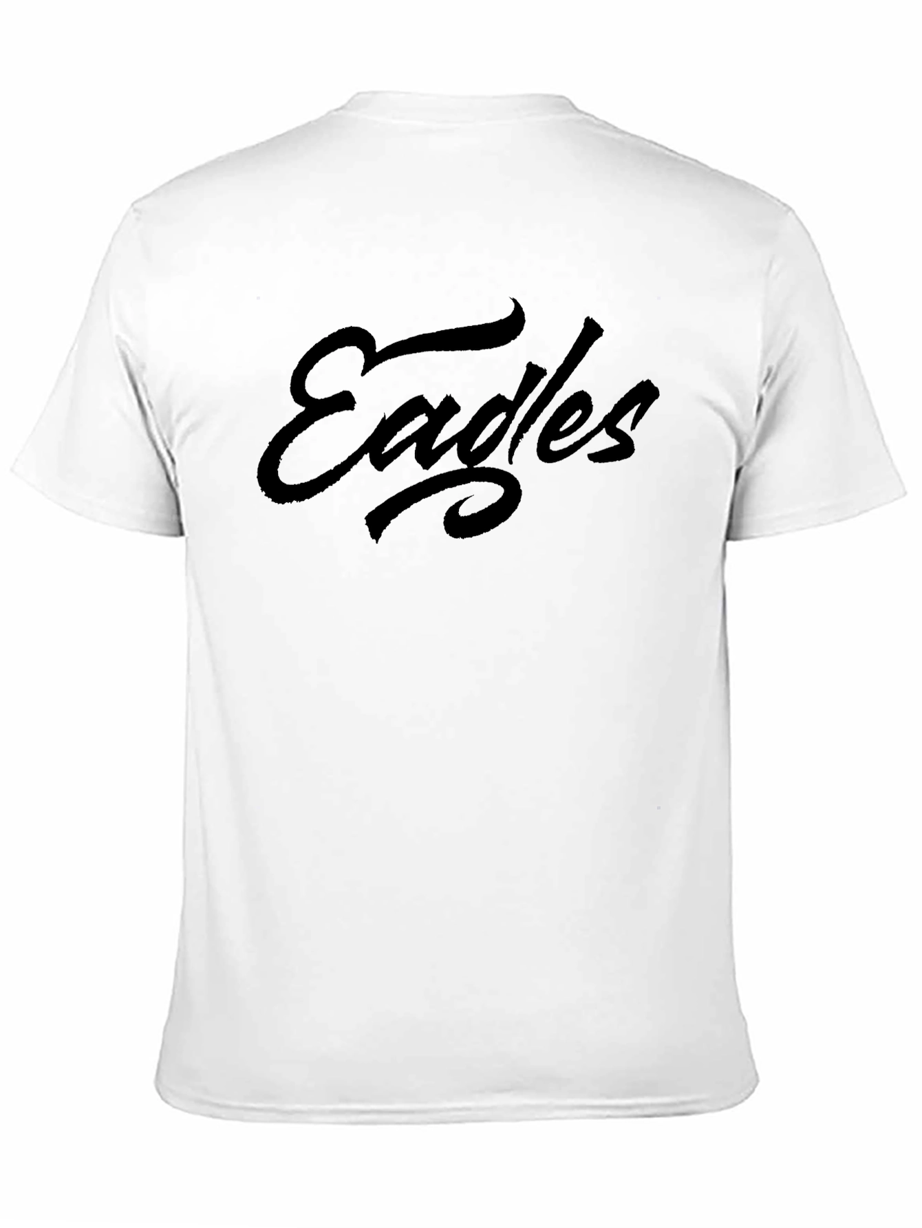 Eagles Script Black T-Shirt