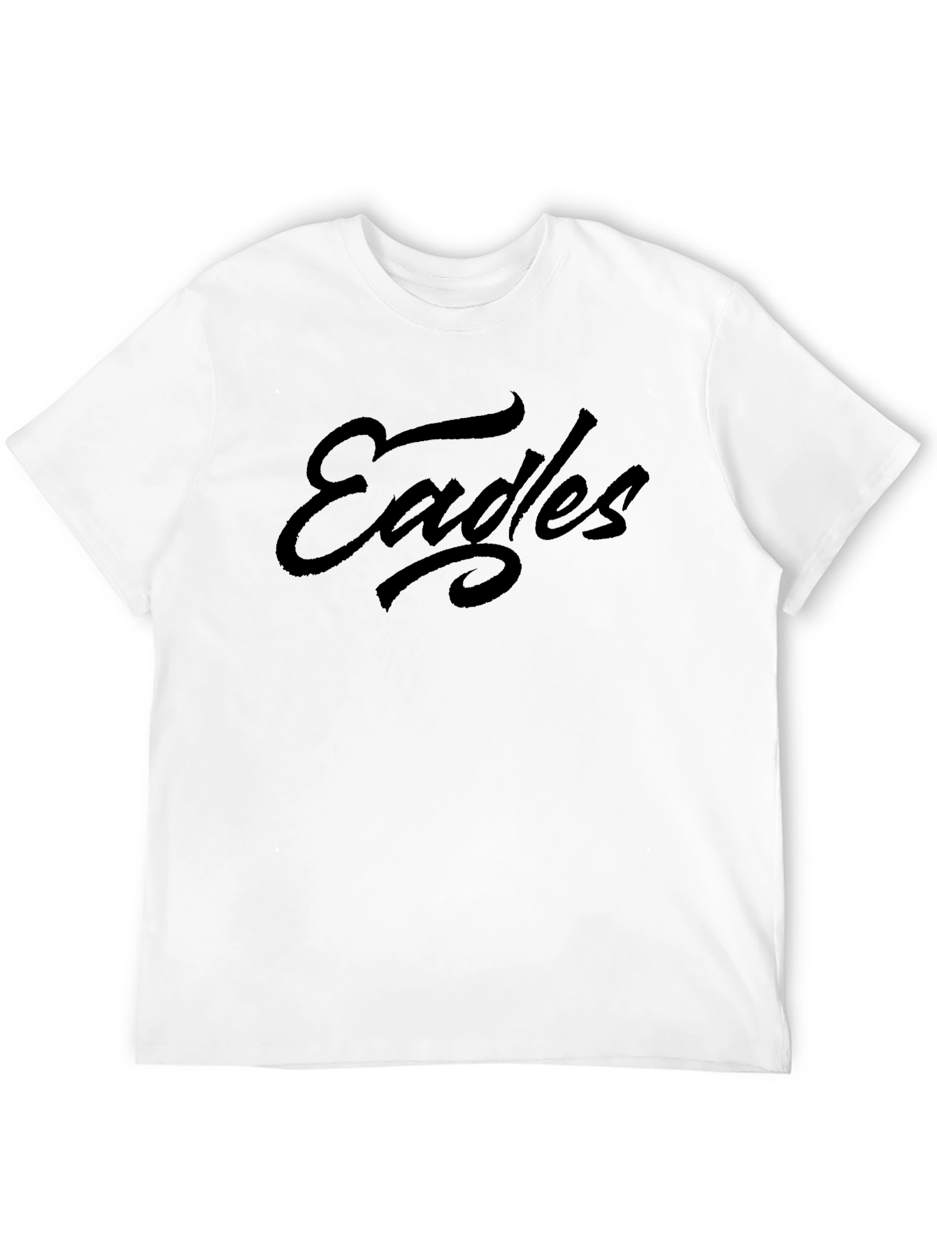Eagles Script Black T-Shirt