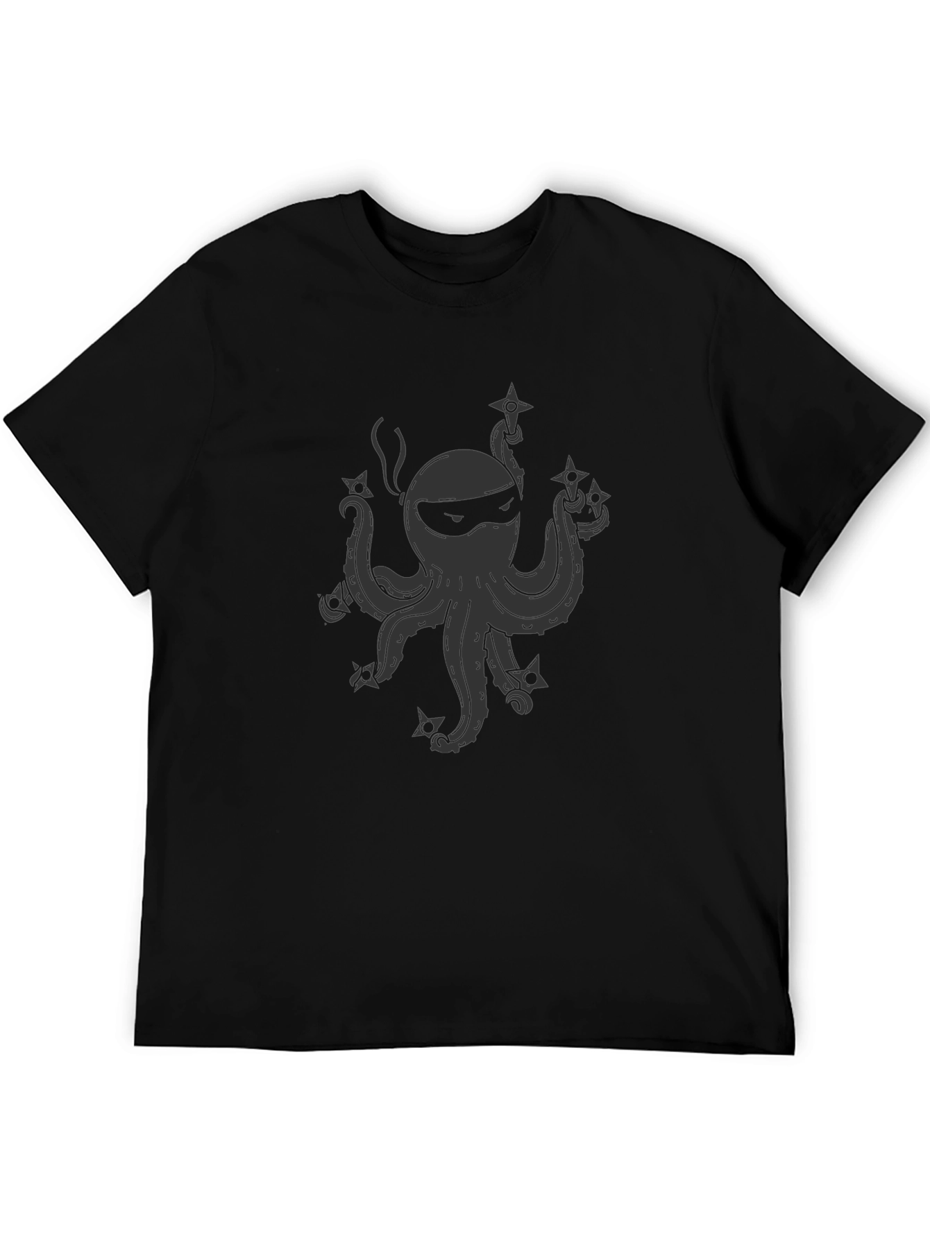 Ninja Octopus Graphic Tee - Black