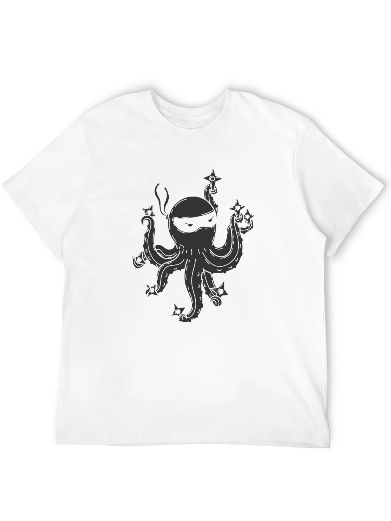 Ninja Octopus Graphic Tee - Black