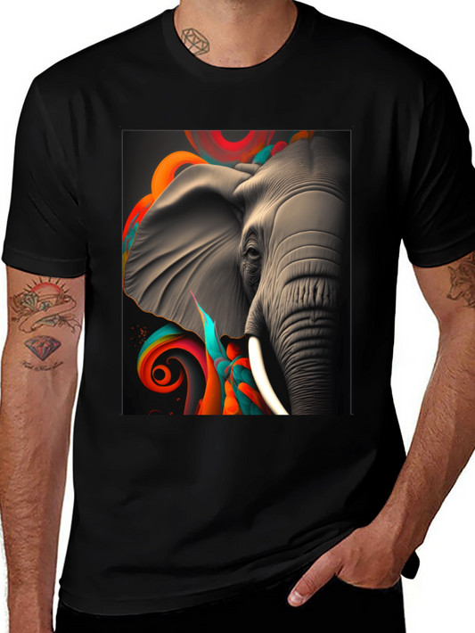 Elephant Art T-Shirt - Unique Design