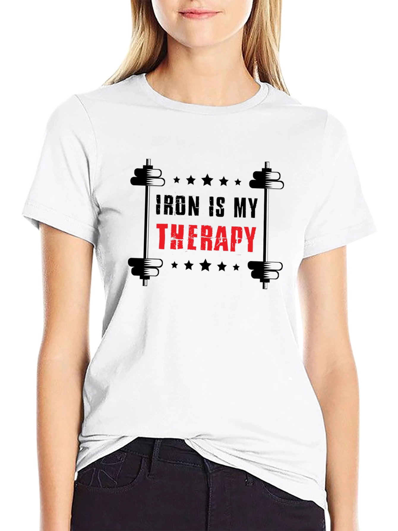 Iron Therapy T-Shirt - Weightlifting Gym Motivation
