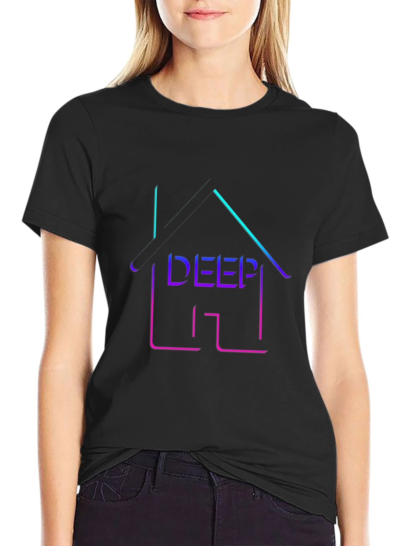 Deep House Music Graphic T-Shirt