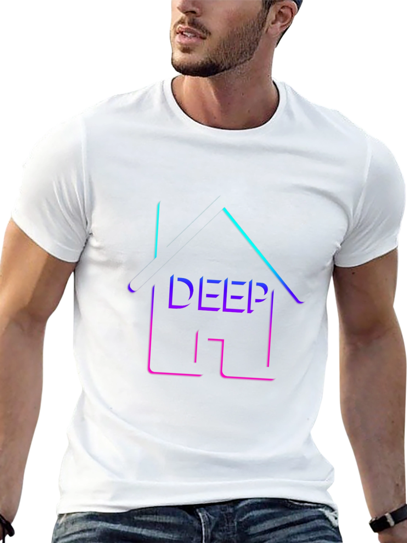 Deep House Music Graphic T-Shirt