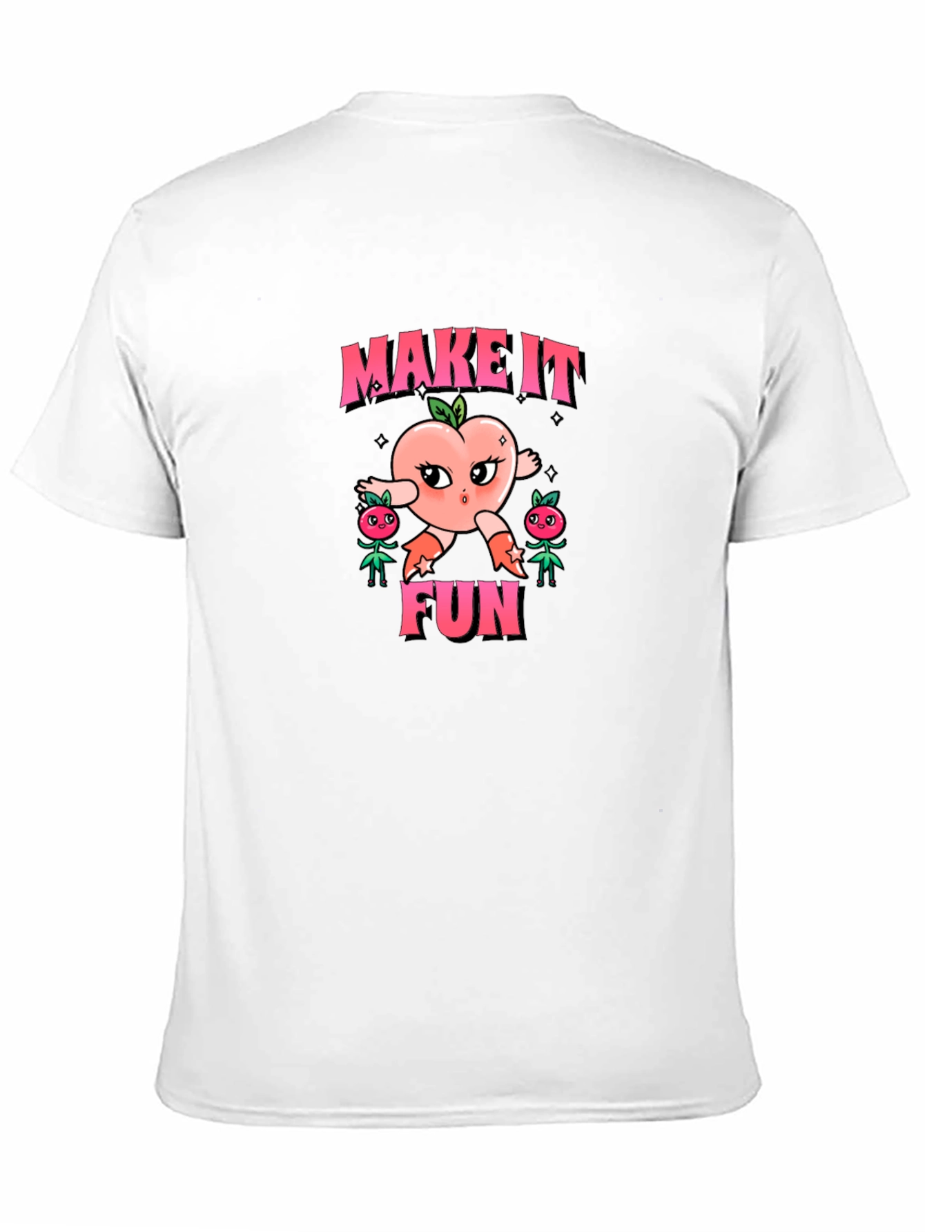 Make It Fun Graphic Black Tee
