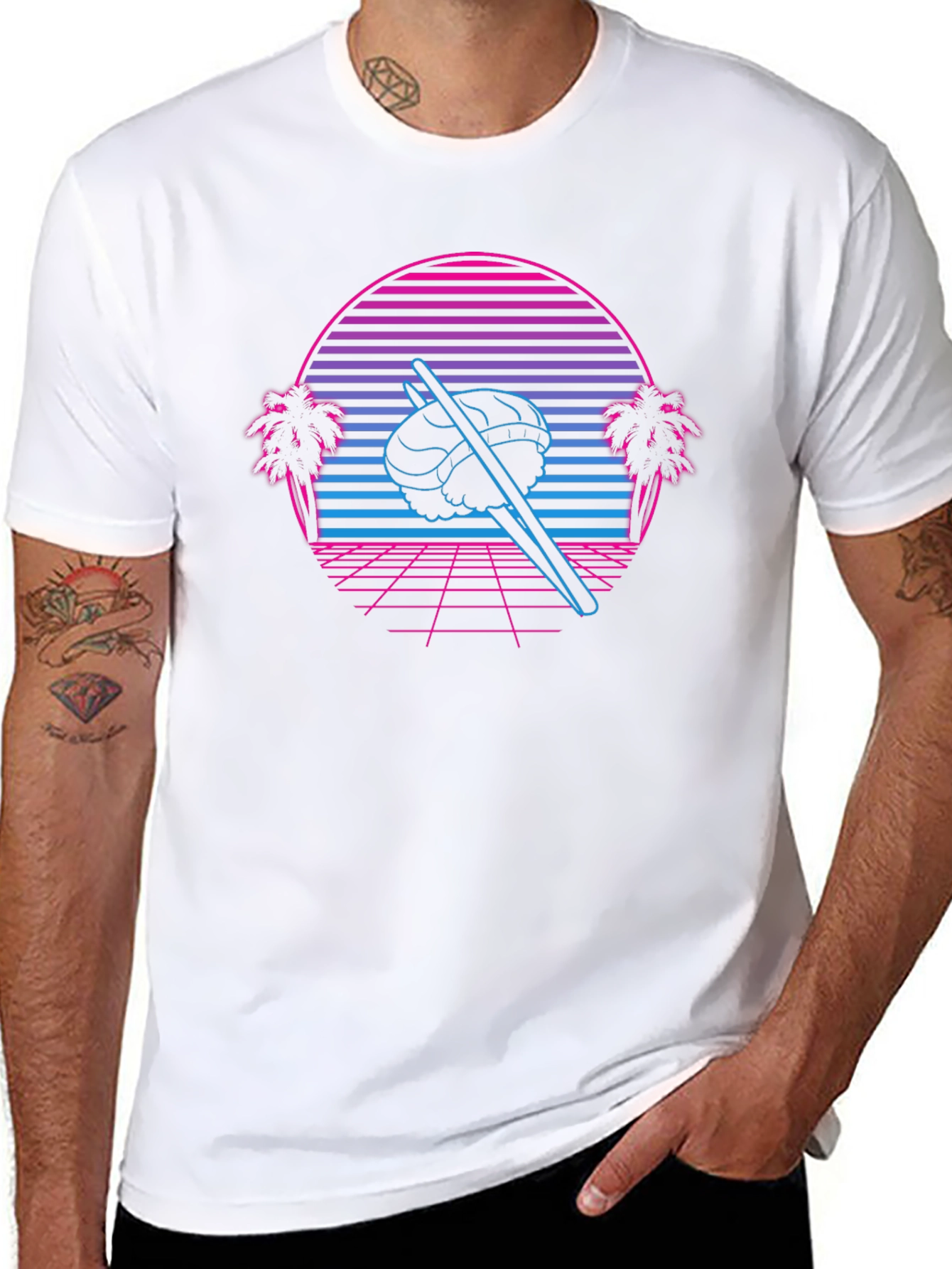 Retro Sushi Graphic Tee