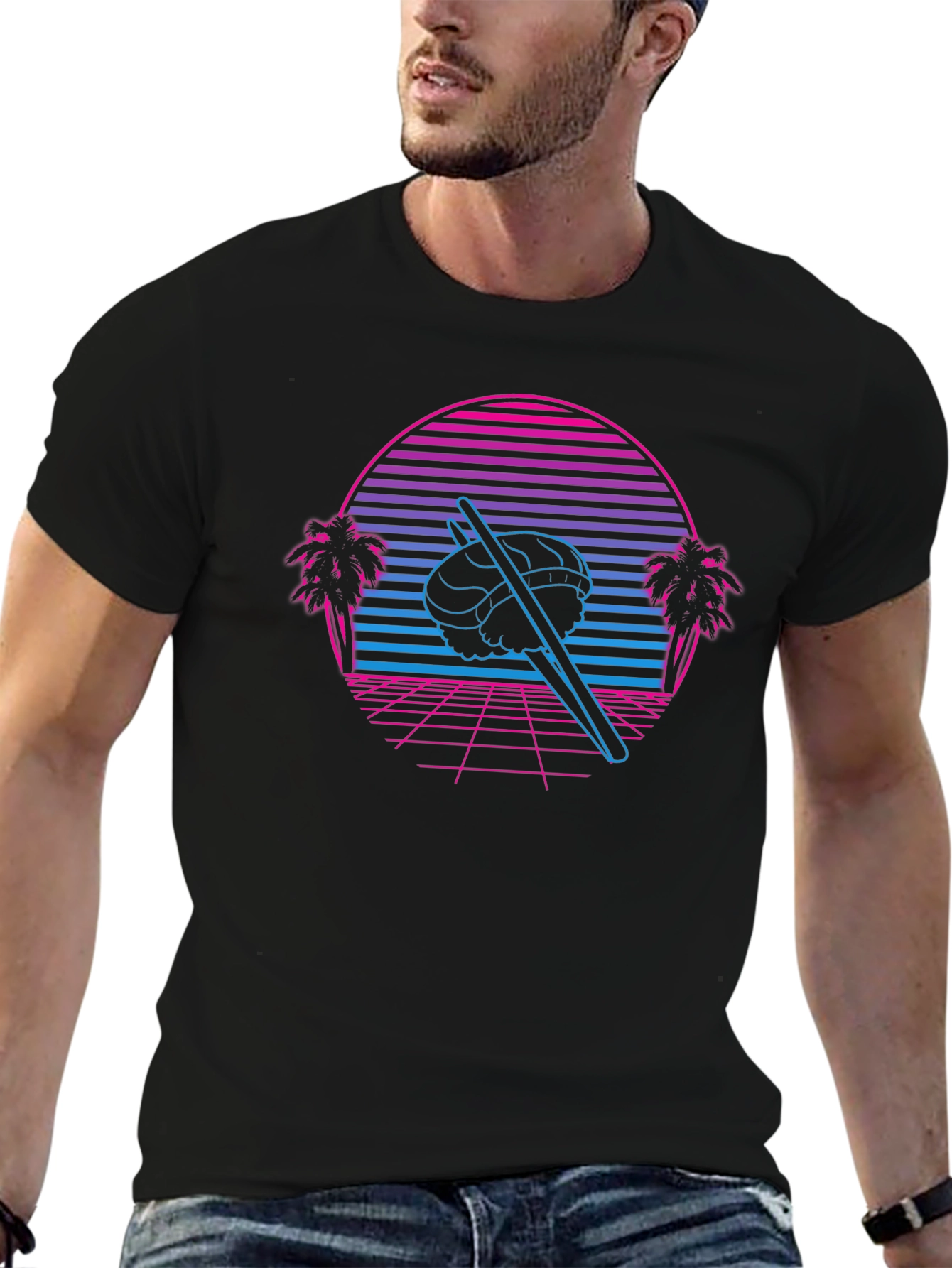 Retro Sushi Graphic Tee