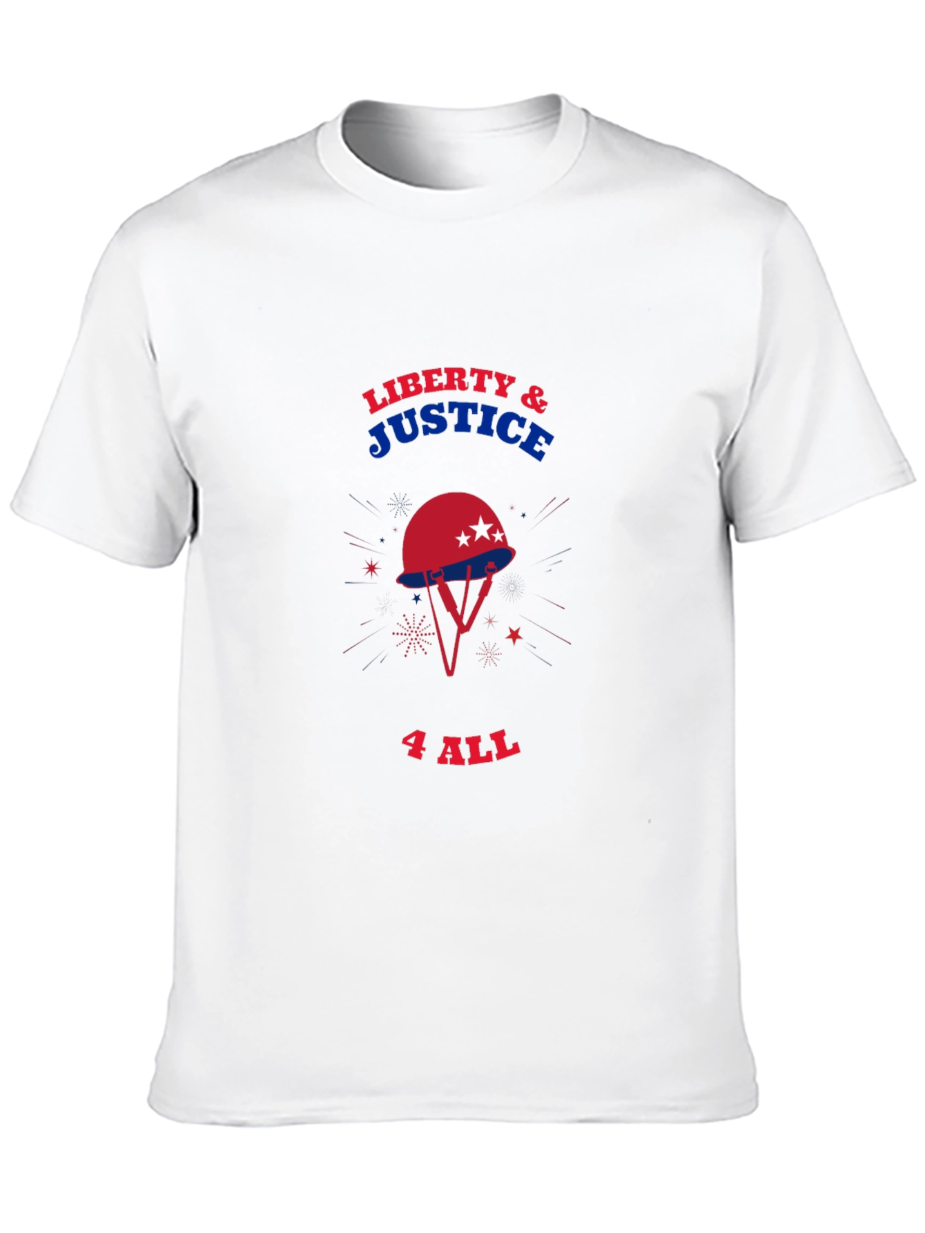 Liberty & Justice T-Shirt - Patriotic Graphic Tee