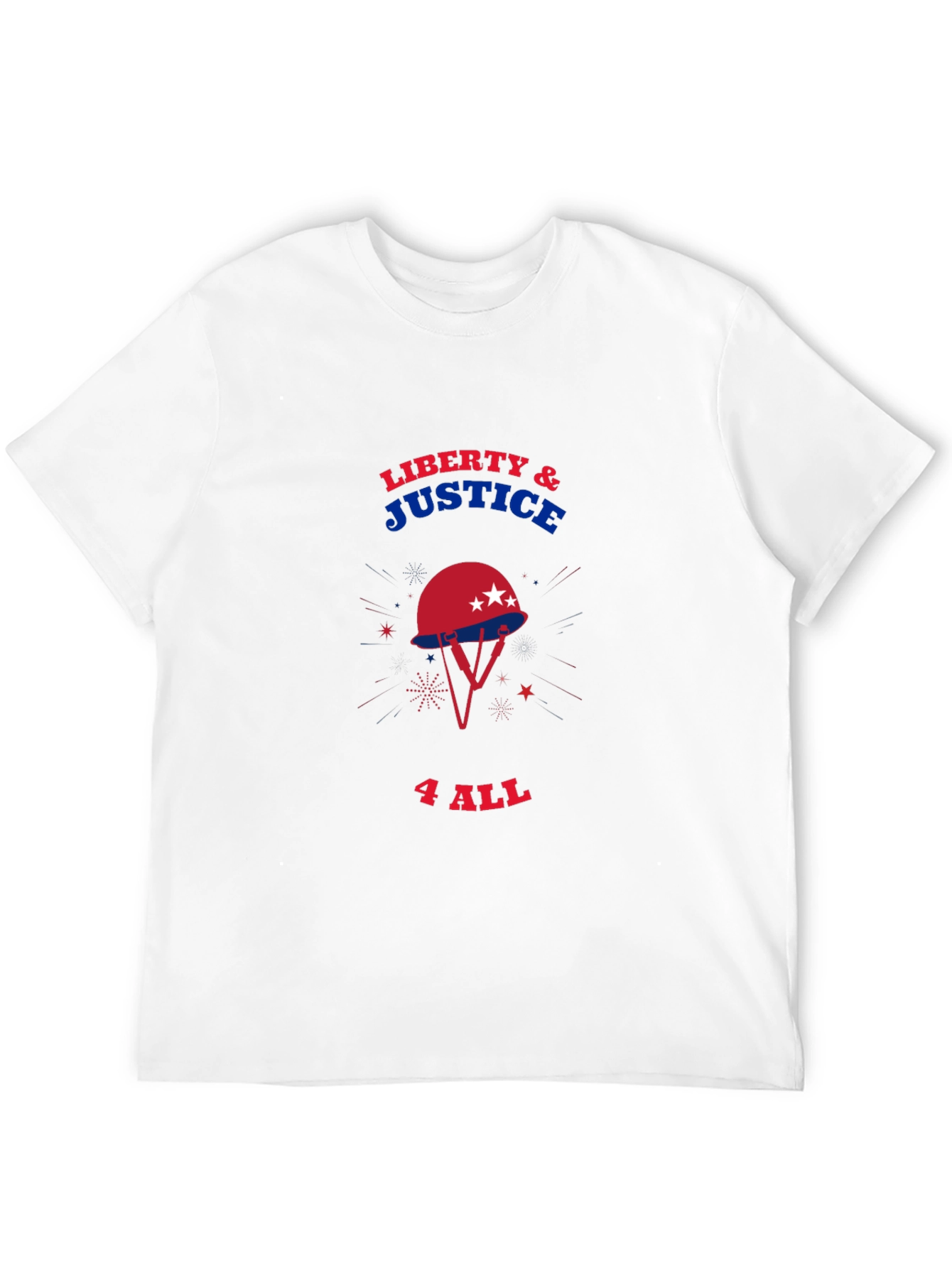 Liberty & Justice T-Shirt - Patriotic Graphic Tee