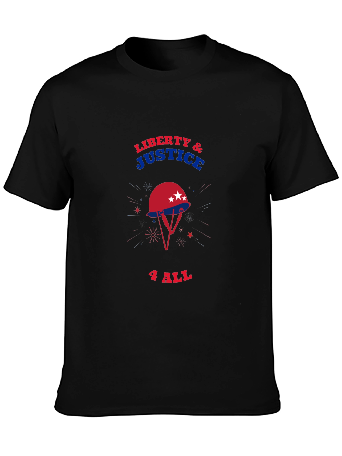 Liberty & Justice T-Shirt - Patriotic Graphic Tee