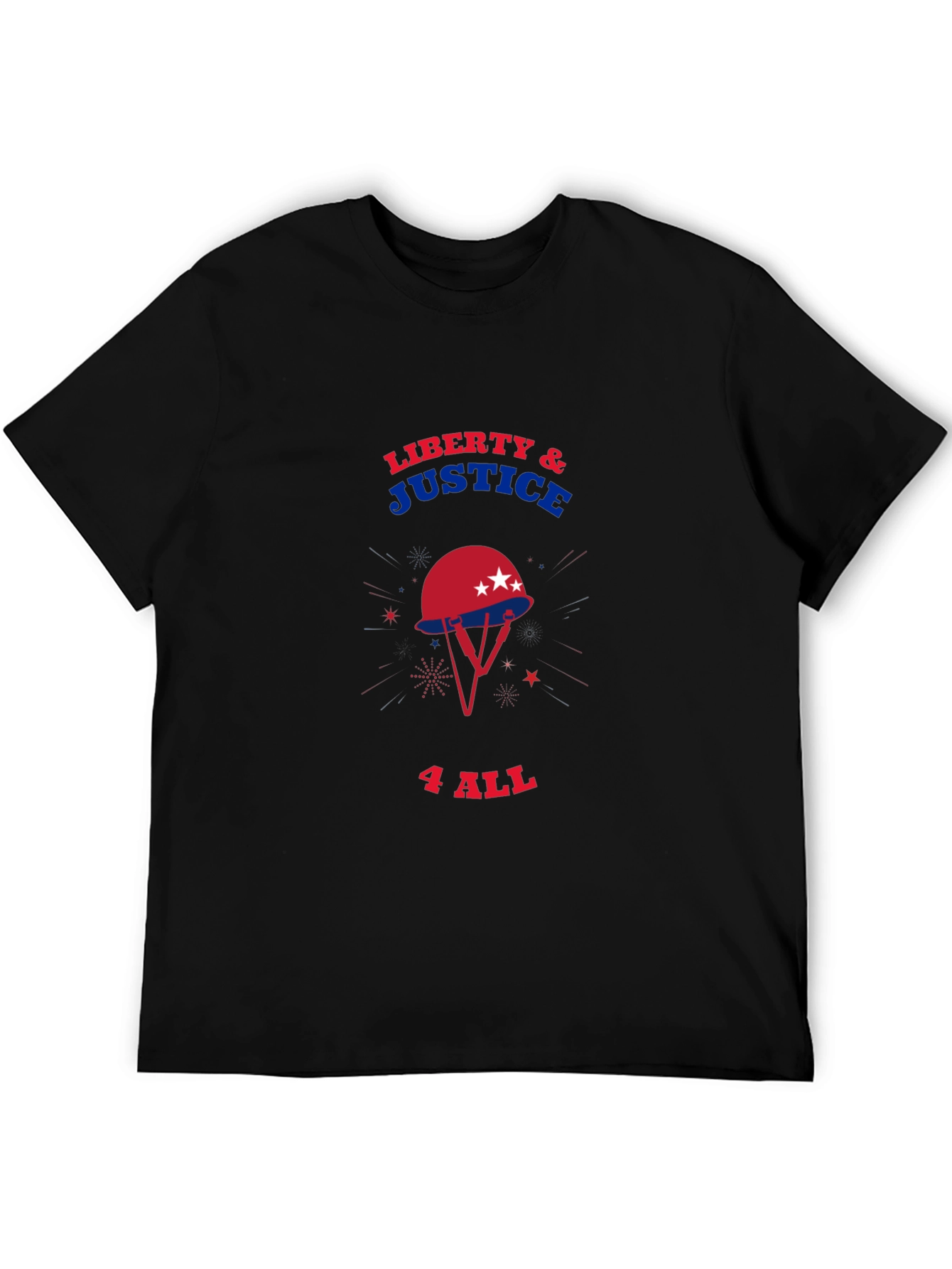 Liberty & Justice T-Shirt - Patriotic Graphic Tee