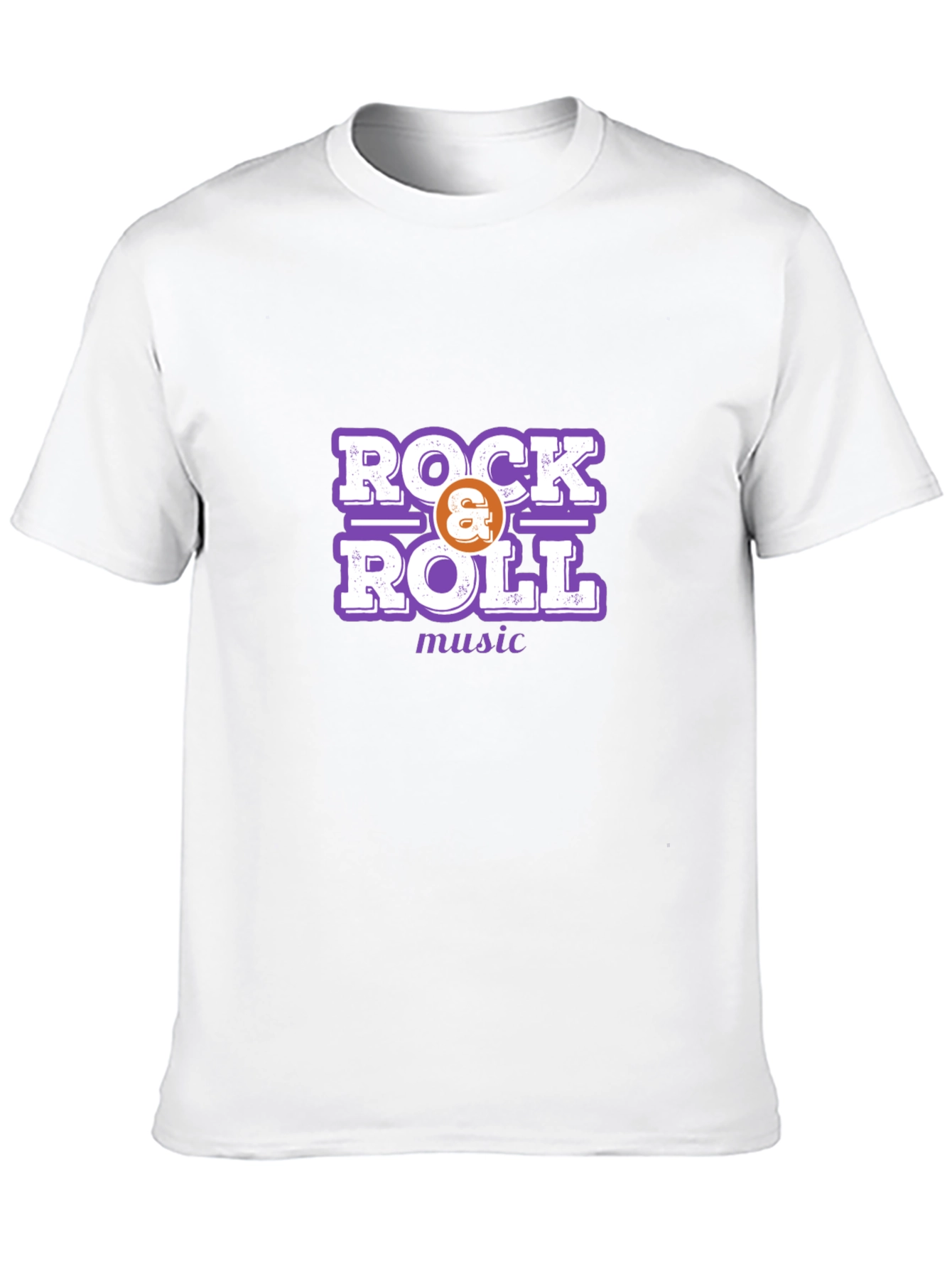 Rock & Roll Music Graphic Tee - Black
