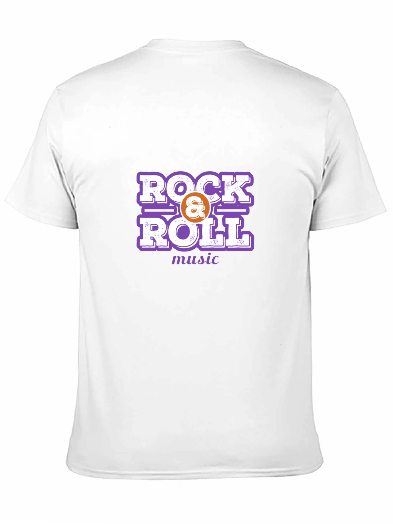 Rock & Roll Music Graphic Tee - Black