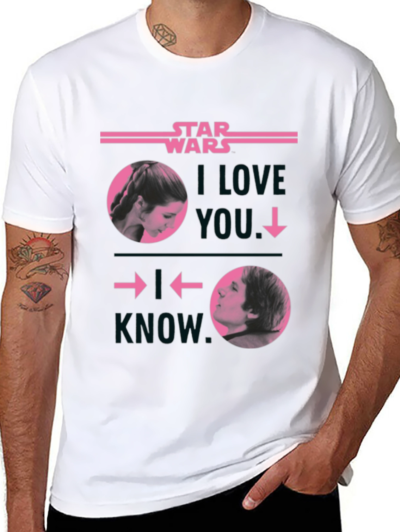Star Wars I Love You/I Know Graphic Tee