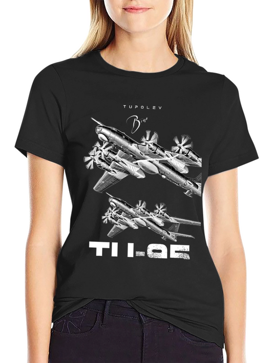 Tupolev TU-95 Bomber Graphic Tee - Aviation History Shirt