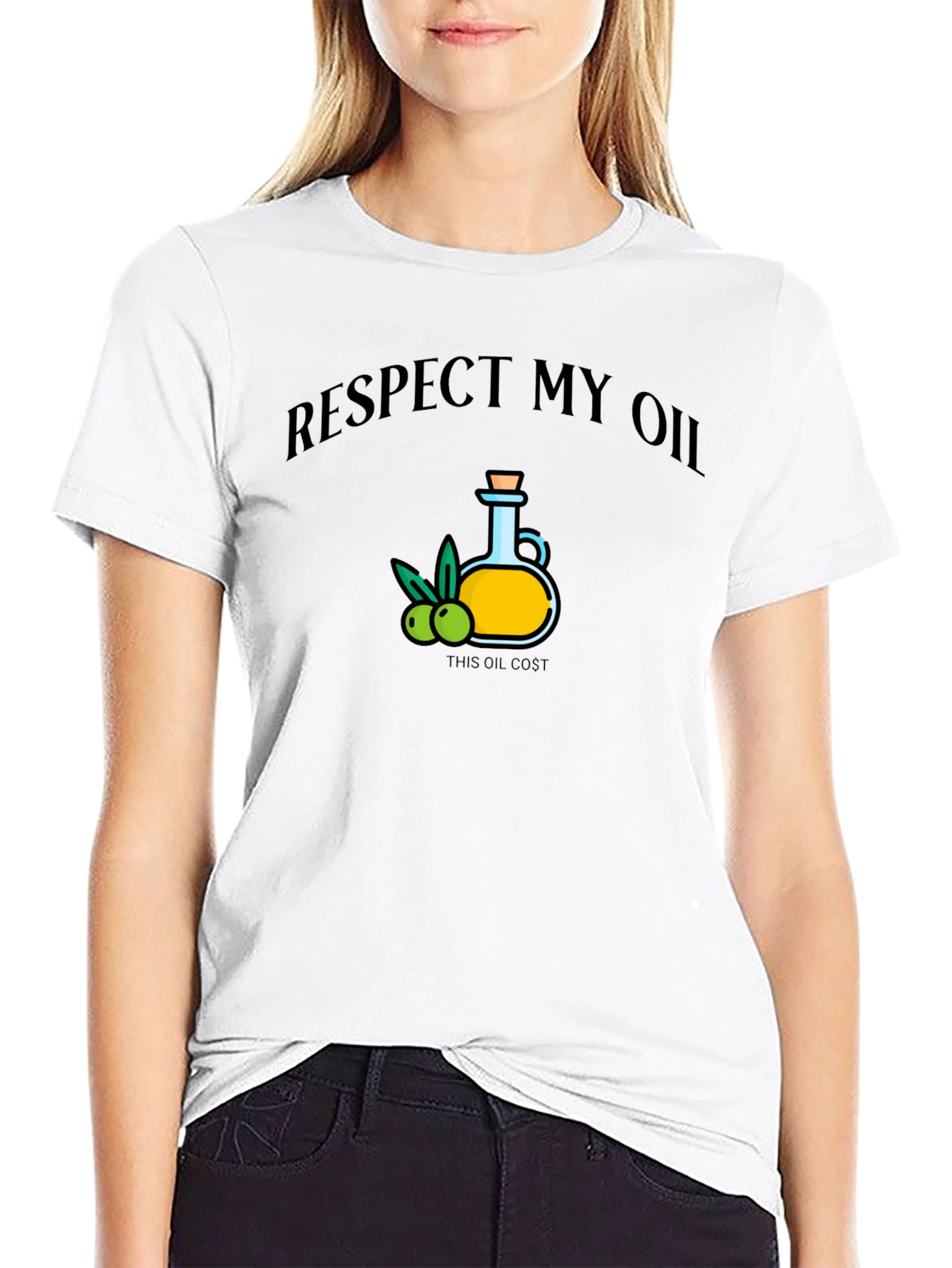 Respect My Oil Graphic T-Shirt