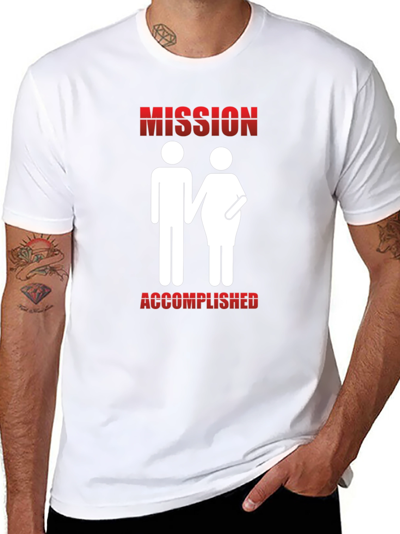 Mission Accomplished Pregnancy T-Shirt
