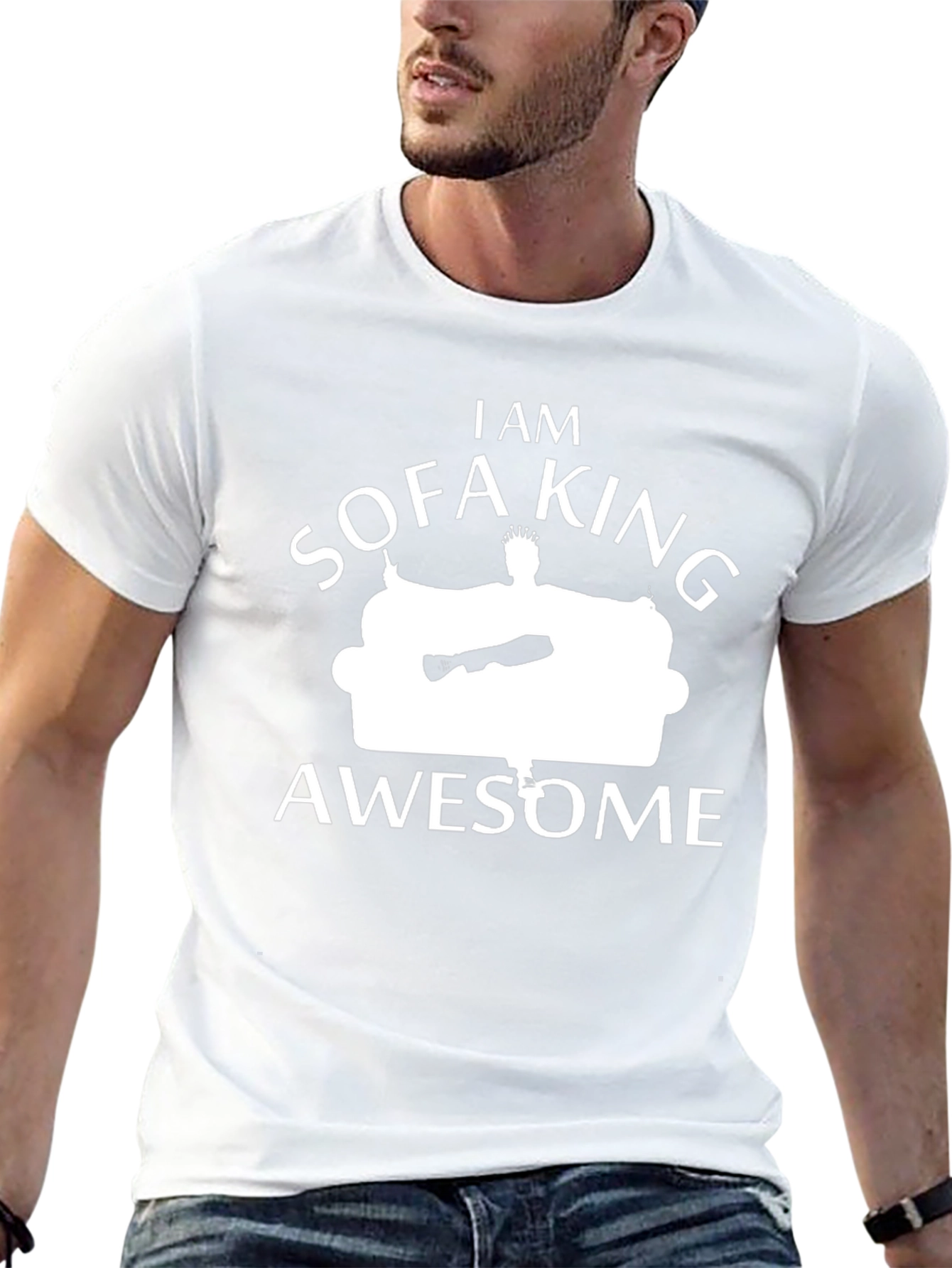 Sofa King Awesome T-Shirt - Funny Novelty Tee