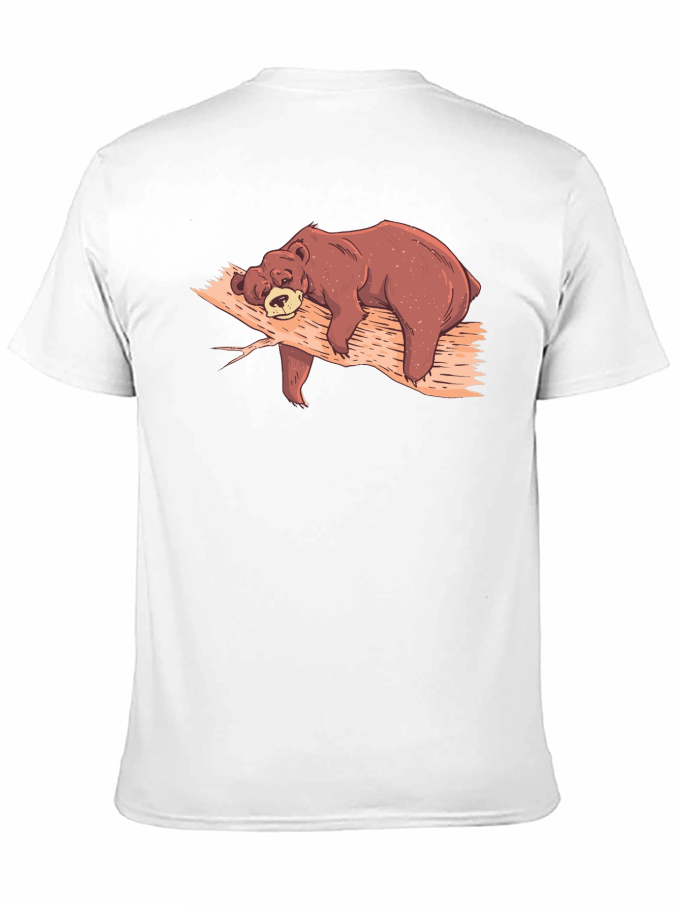 Lazy Bear Nap T-Shirt - Comfy Black Tee