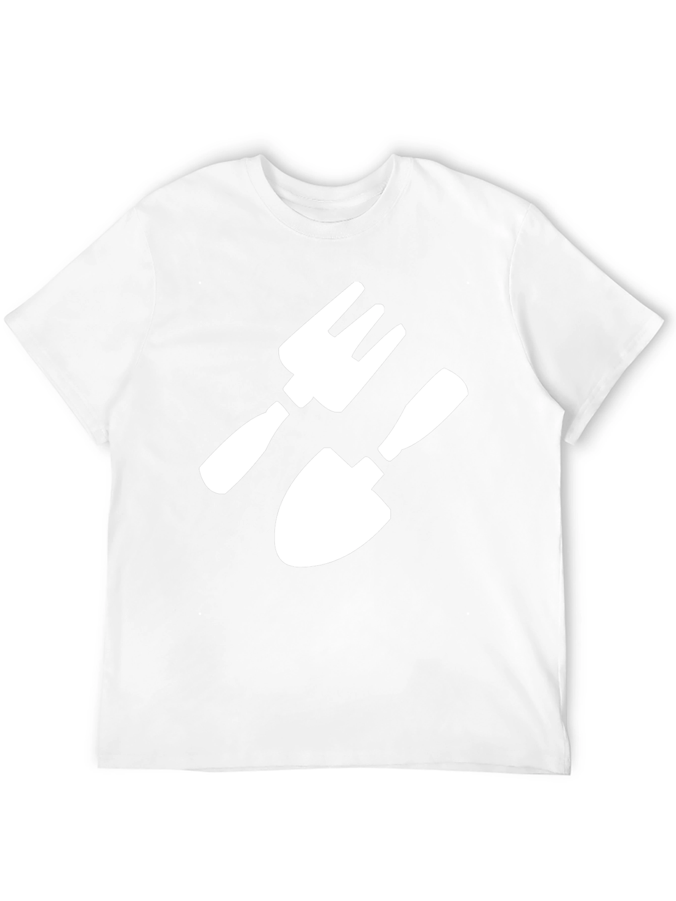 Gardening Tool Graphic T-Shirt - Black