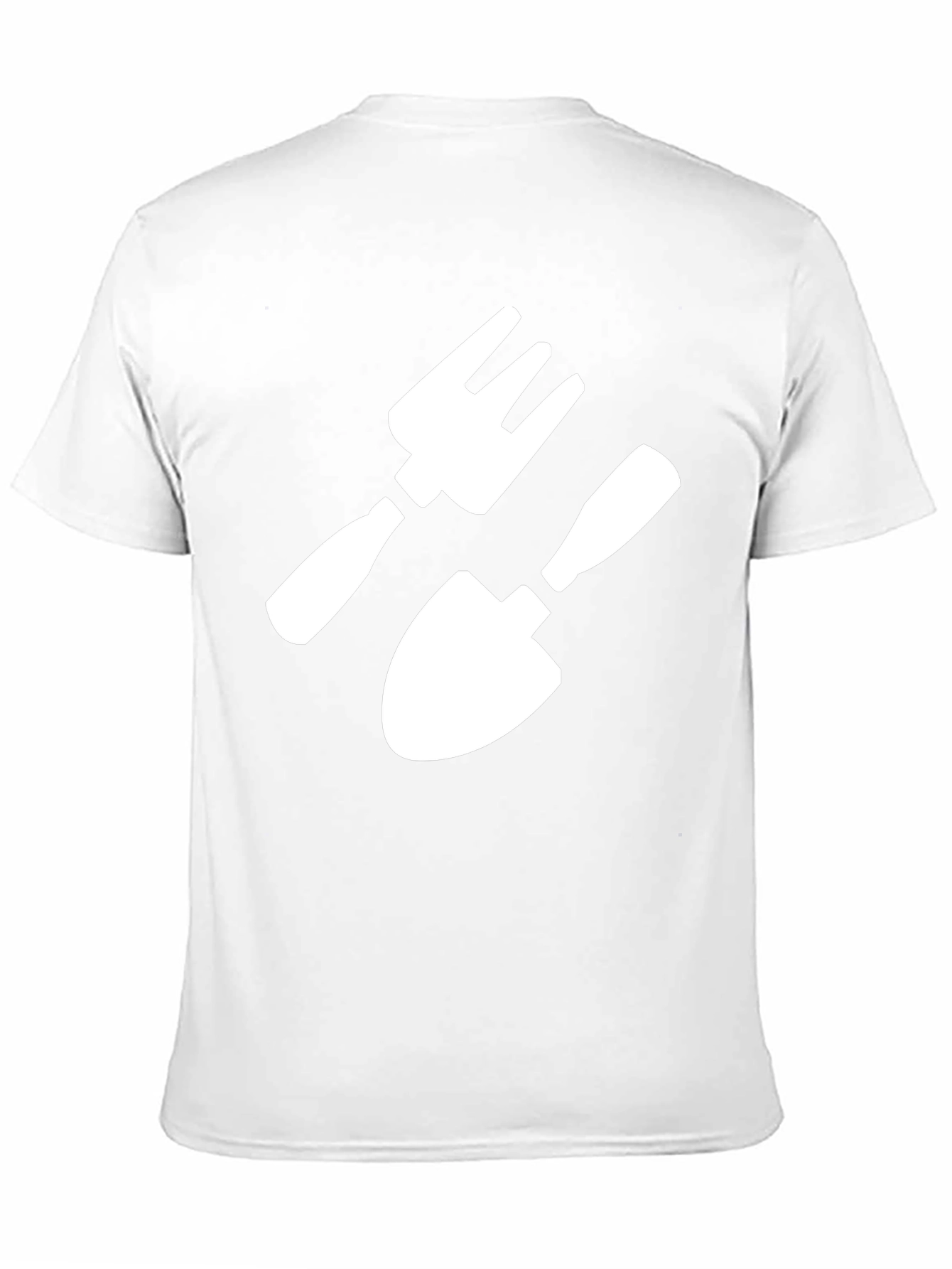 Gardening Tool Graphic T-Shirt - Black