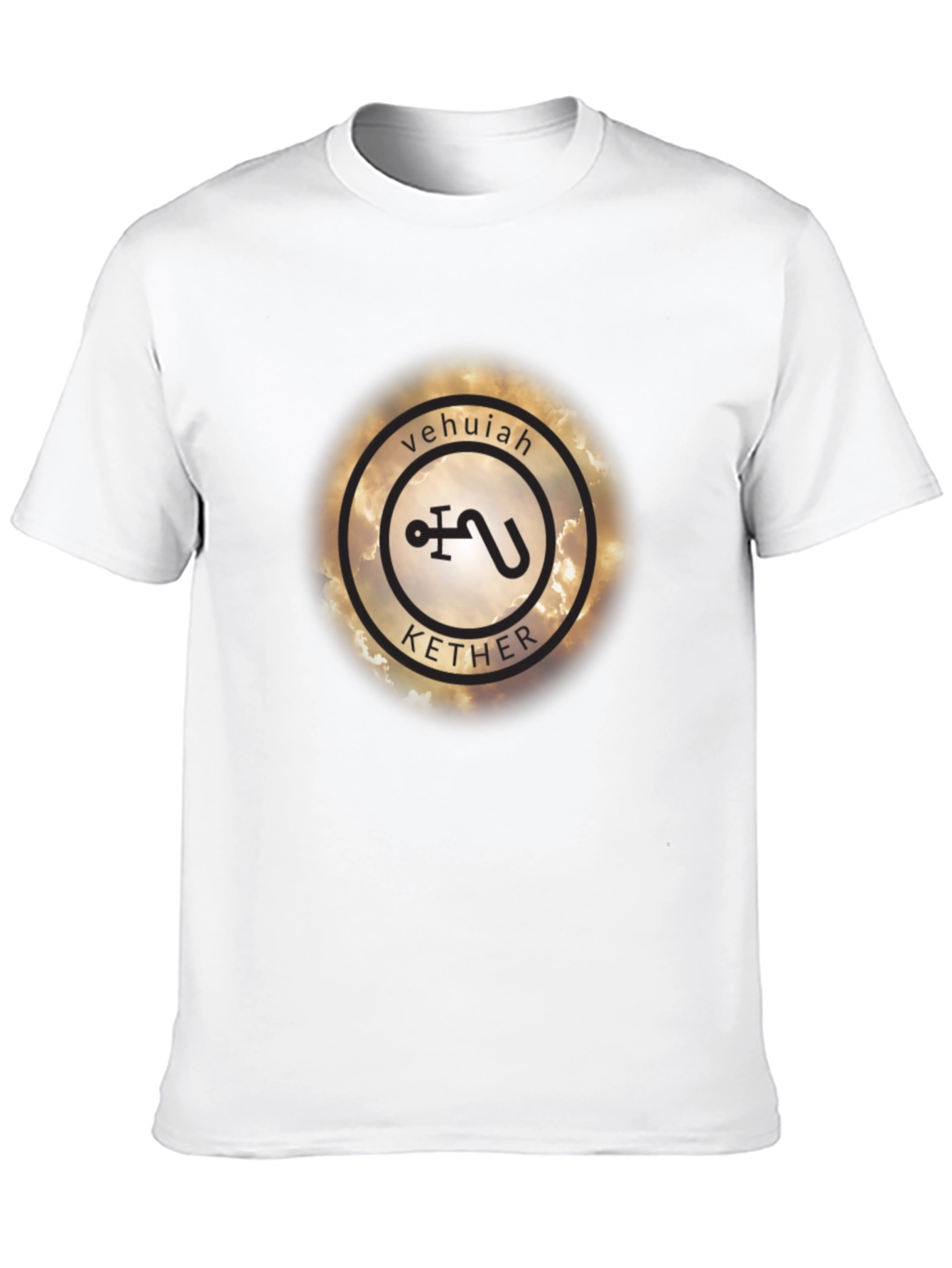 Vehujah Kether Symbol Black T-Shirt