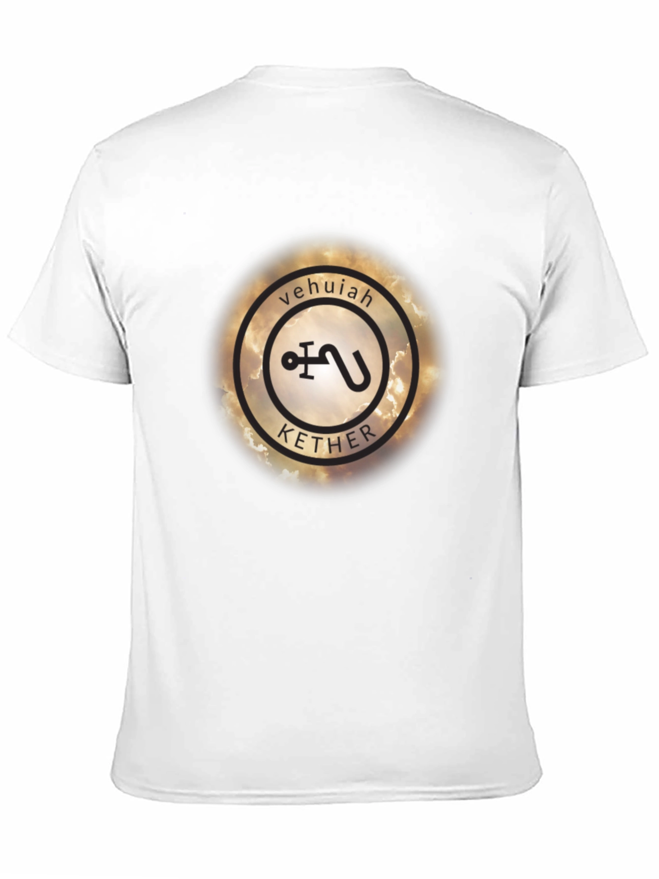 Vehujah Kether Symbol Black T-Shirt