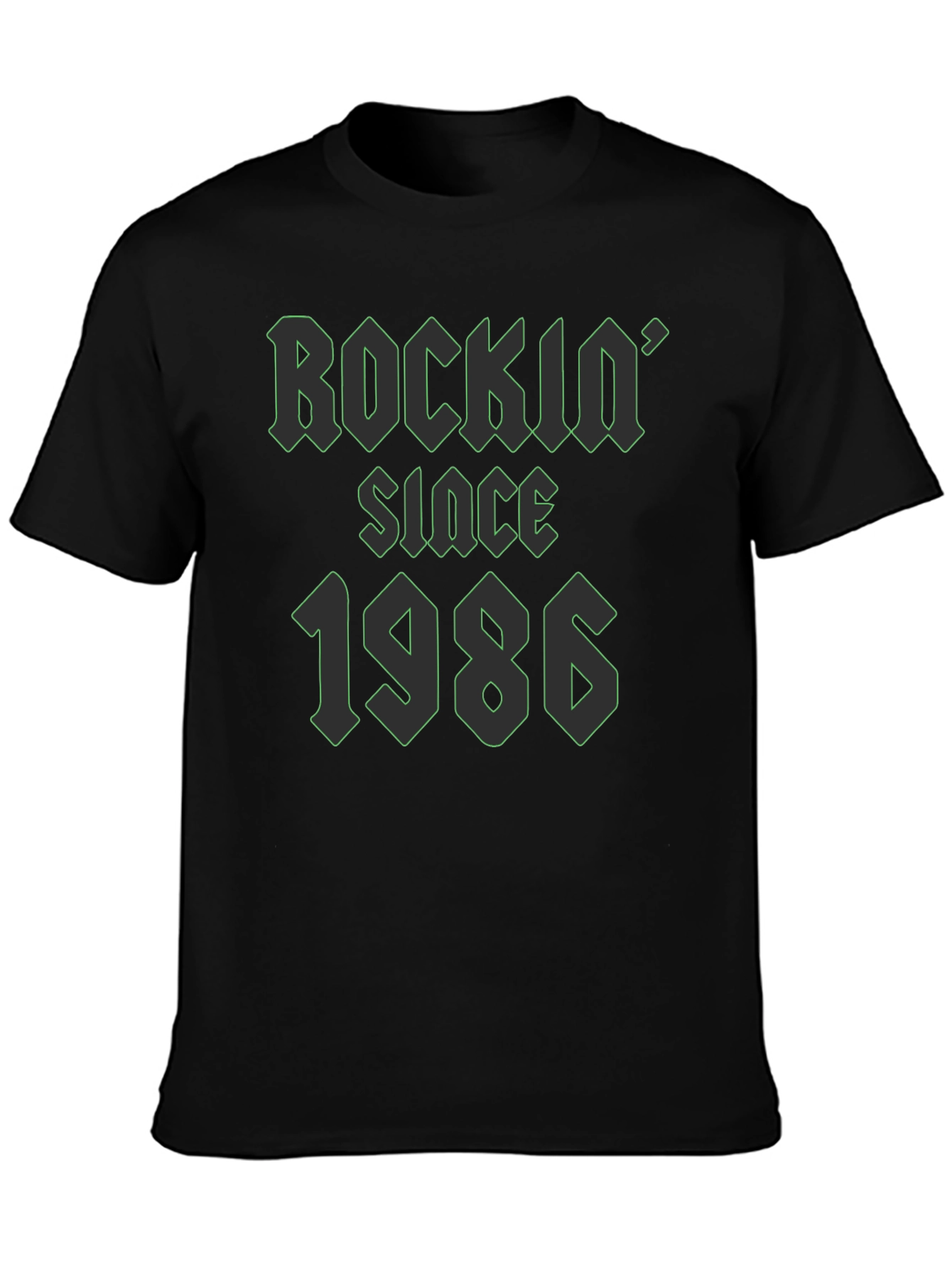 Rockin Since 1986 Black T-Shirt