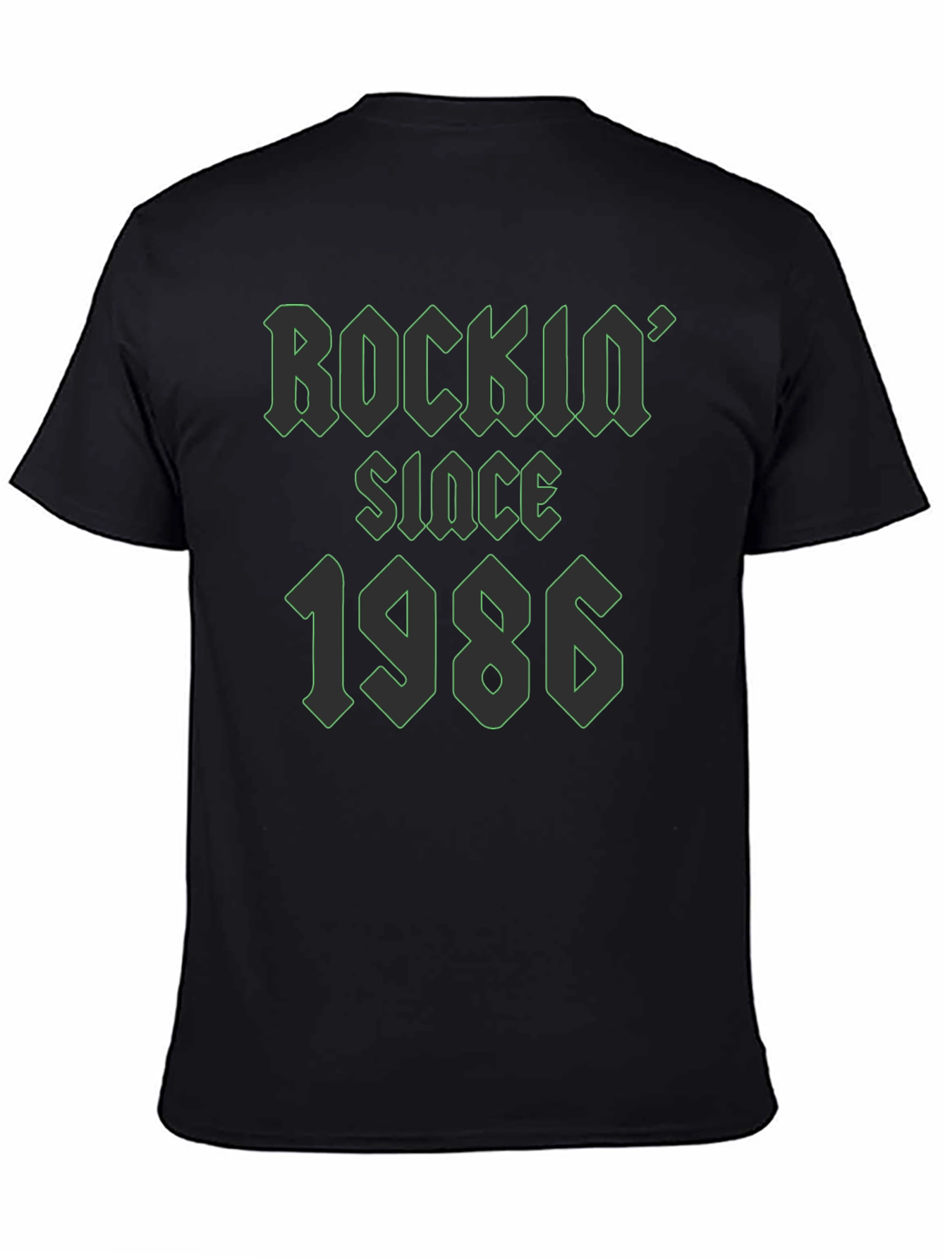 Rockin Since 1986 Black T-Shirt
