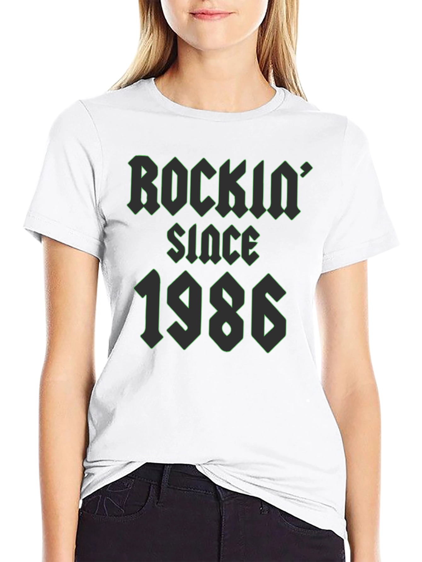Rockin Since 1986 Black T-Shirt