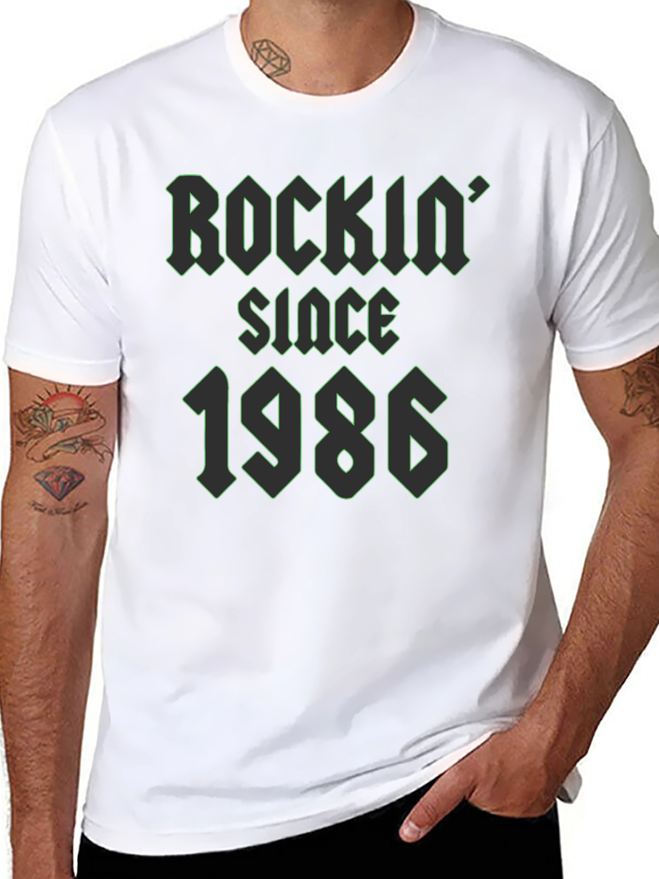 Rockin Since 1986 Black T-Shirt