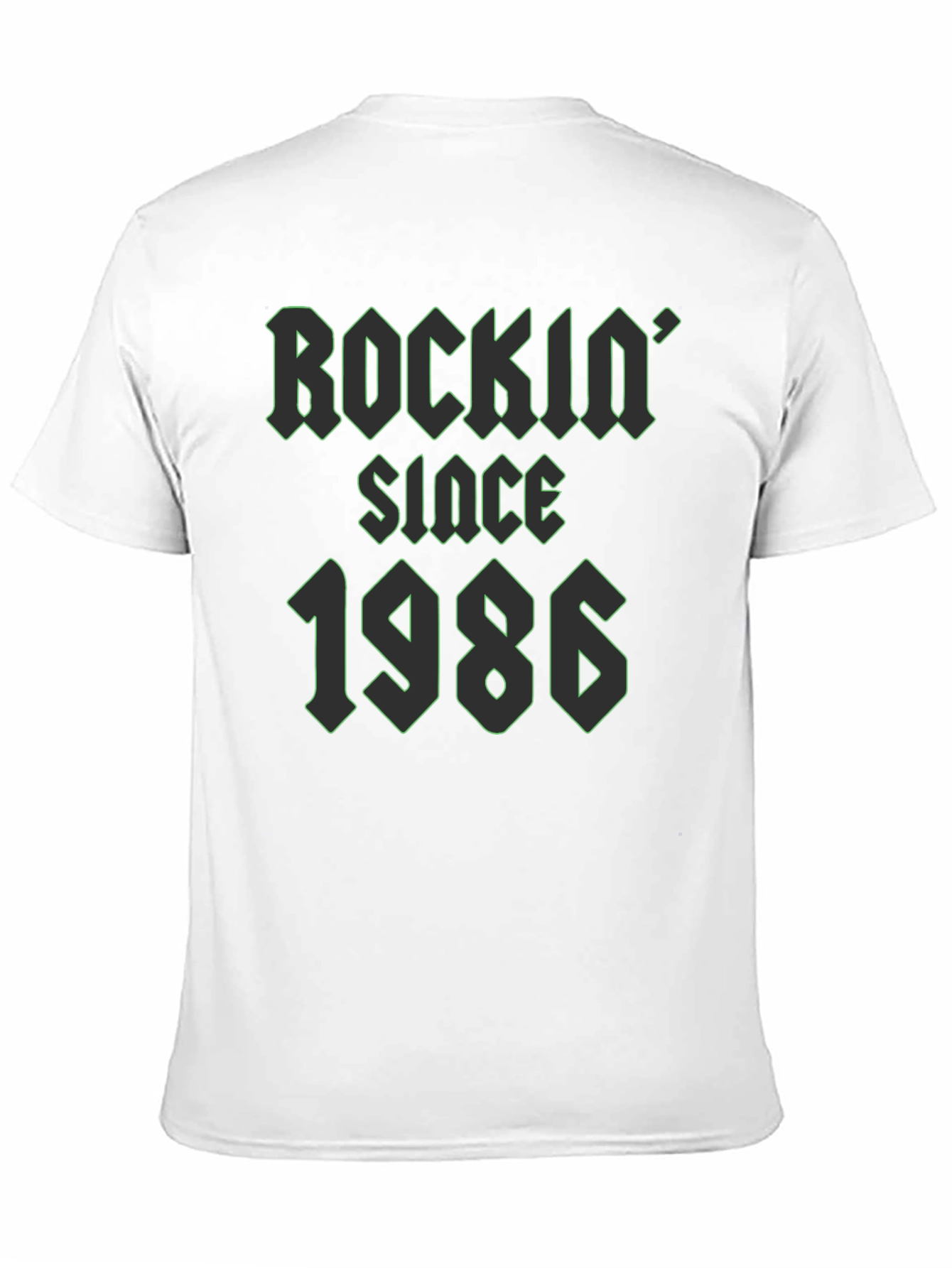 Rockin Since 1986 Black T-Shirt